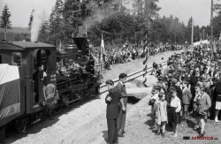 Slavnostna otvoritev Pionirske proge - 13.6.1948. Foto: Mahovič Zvone