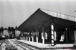Pogled na postajo Jelenov žleb - 12.9.1949. Foto: Jere Leon